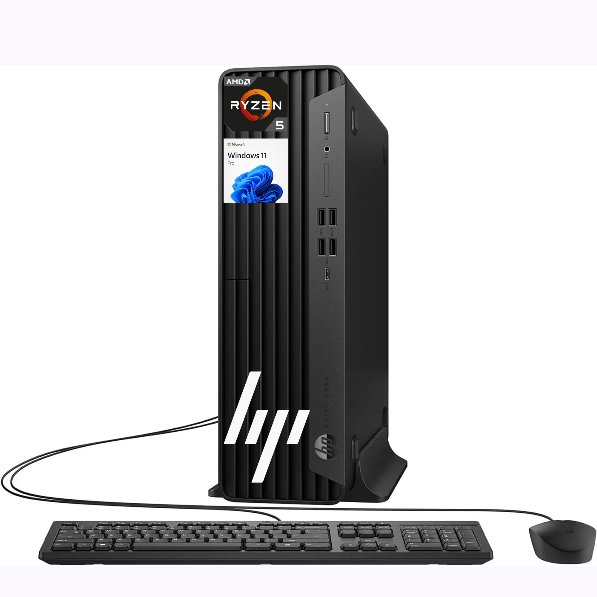 Amazon.com: HP Desktop PC Elite SFF G9| 6-core 5GHz Ryzen-5